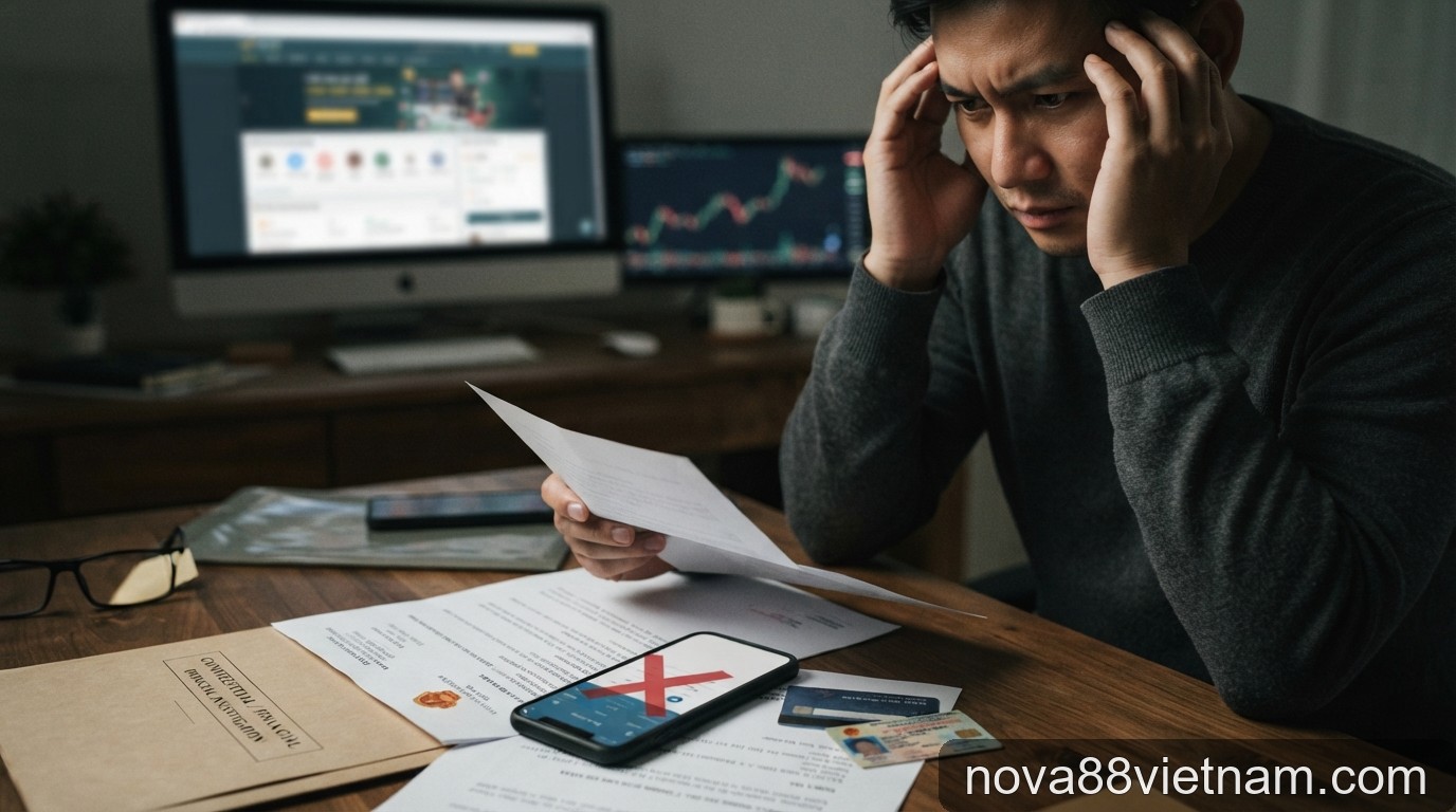 Rủi ro từ việc sử dụng tài khoản ngân hàng không chính chủ khi tham gia cá cược